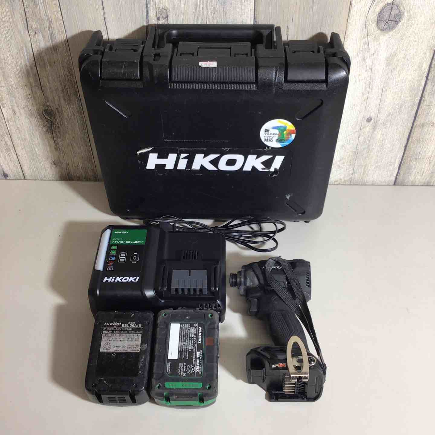 ハイコーキ HIKOKI 旧 日立工機 コードレスインパクトドライバー WH18DC 2XPBZ 戸田店