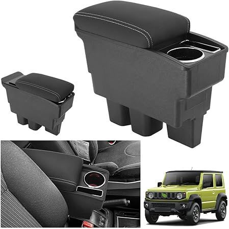 スズキ 用 新型 ジムニー アームレスト コンソール ボックス ジムニー シエラ JB64W/JB74W SUZUKI 車用 JIMNY S スズキ 新型ジムニー 車用アームレスト コンソールボックス 車内収納