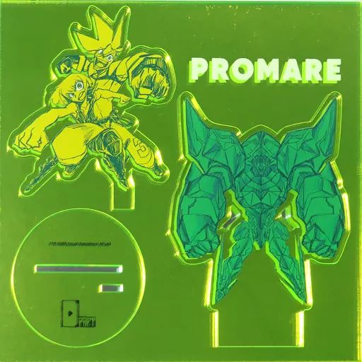 プロメア キャラアクリルフィギュア ガロ・ティモス リオ・フォー