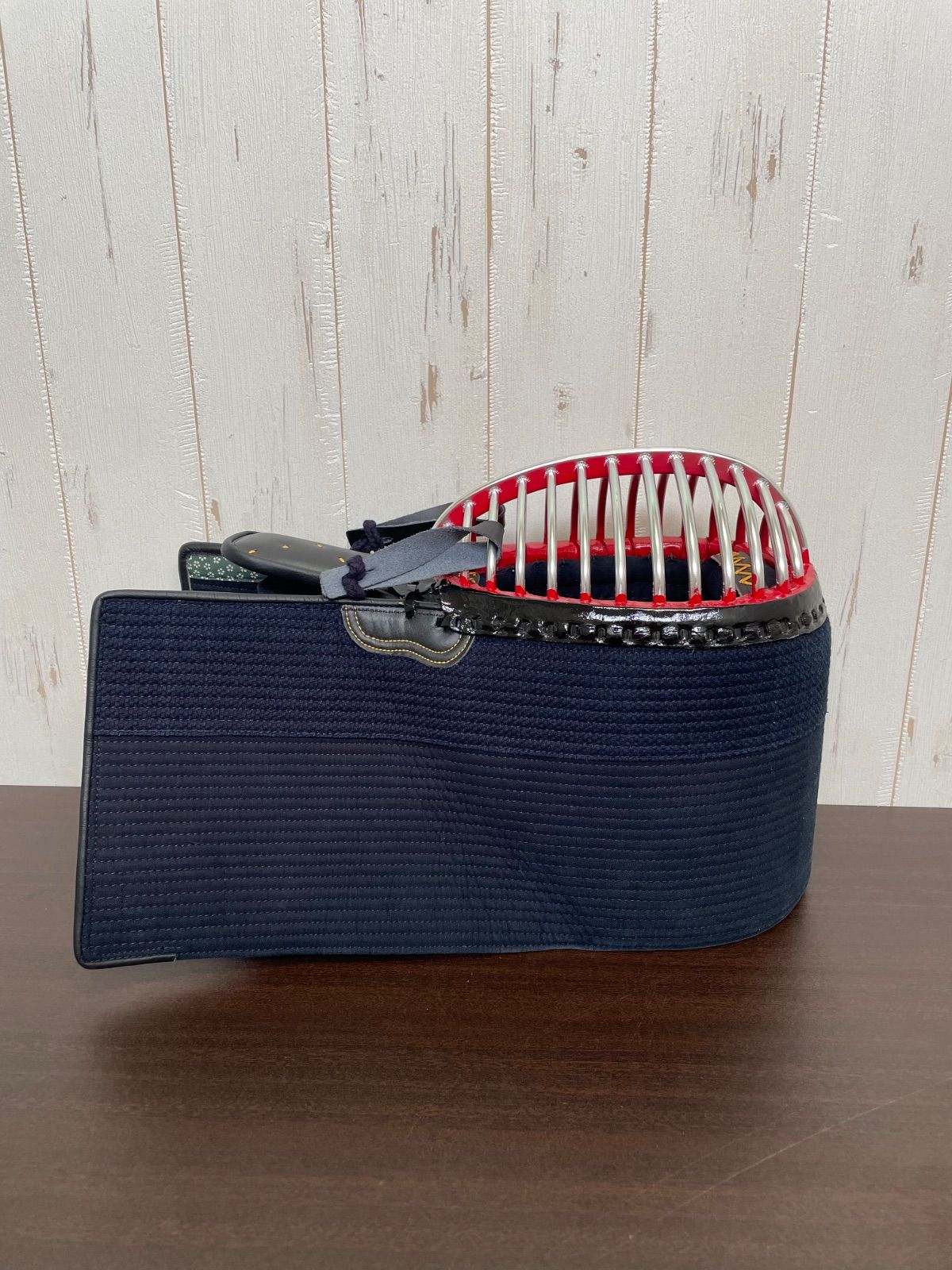 a559☆剣道防具☆面単品☆6㎜ミシン刺し☆つむじ58.5☆面金13本☆幼年