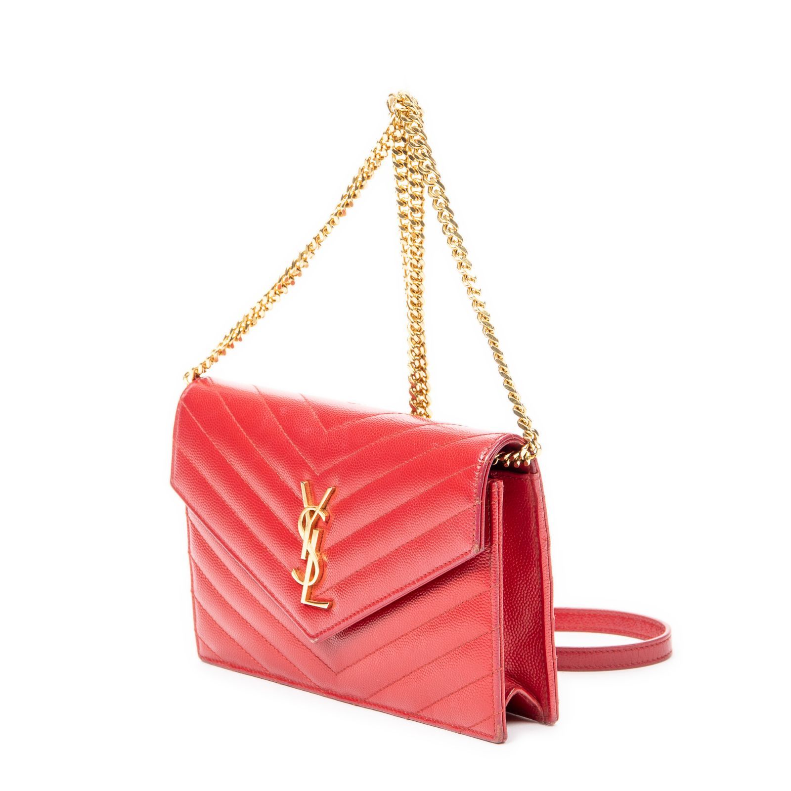 YVES SAINT LAURENT イヴサンローラン エンベロープチェーン