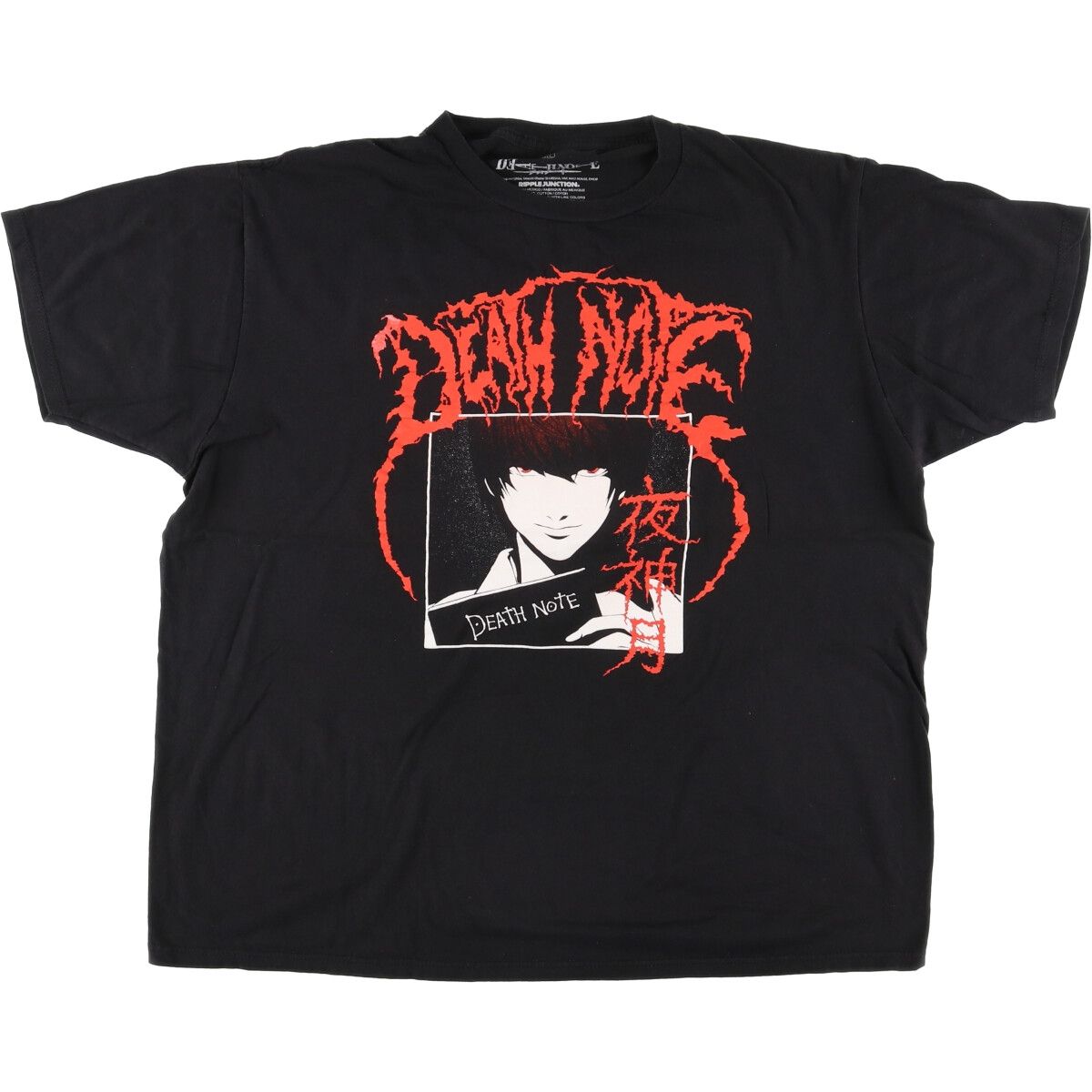 古着 DEATH NOTE デスノート キャラクタープリントTシャツ メンズXL/eaa431678