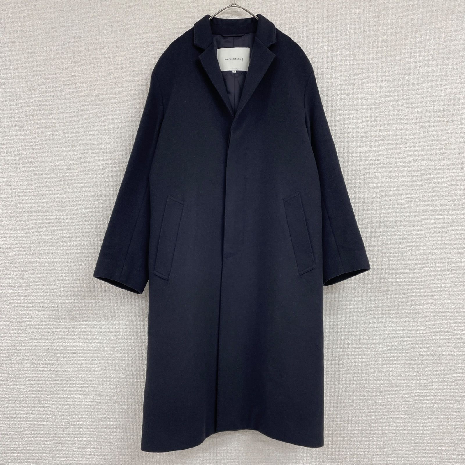MACKINTOSH マッキントッシュ バルカラーコート ロング 比翼 カシミヤ