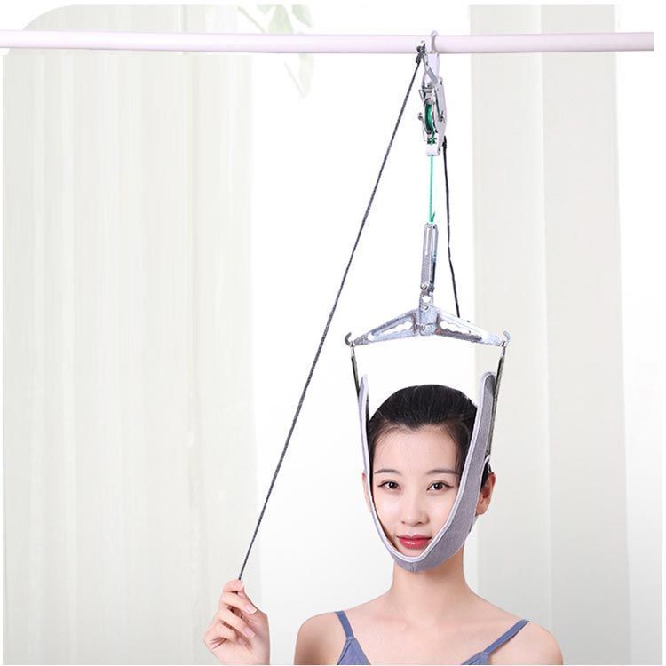 ターゲット ネックストレッチャー 牽引 帯 首 頸椎 サポーター 吊り下げ器 家庭用 自宅 吊り下げ器 セット ストレッチ 首伸ばし リハビリ 健康 疲労 解消 お年寄り 贈り物 肩こり 頸椎 ギフト プレゼント amyz1206
