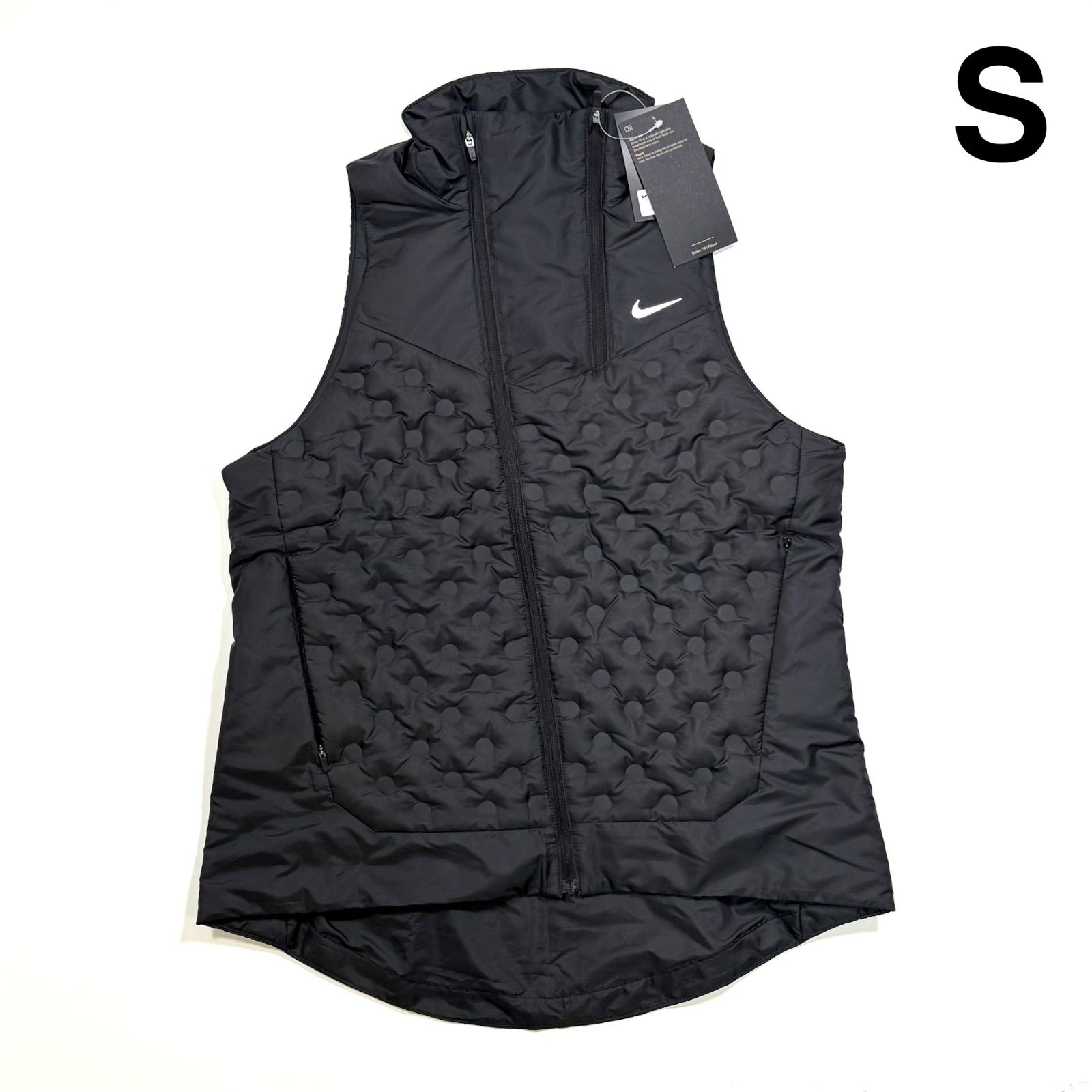 S ナイキ Therma-FIT ADV レペルエアロロフト ウィメンズランニングベスト ブラック 黒 FB7607-010
