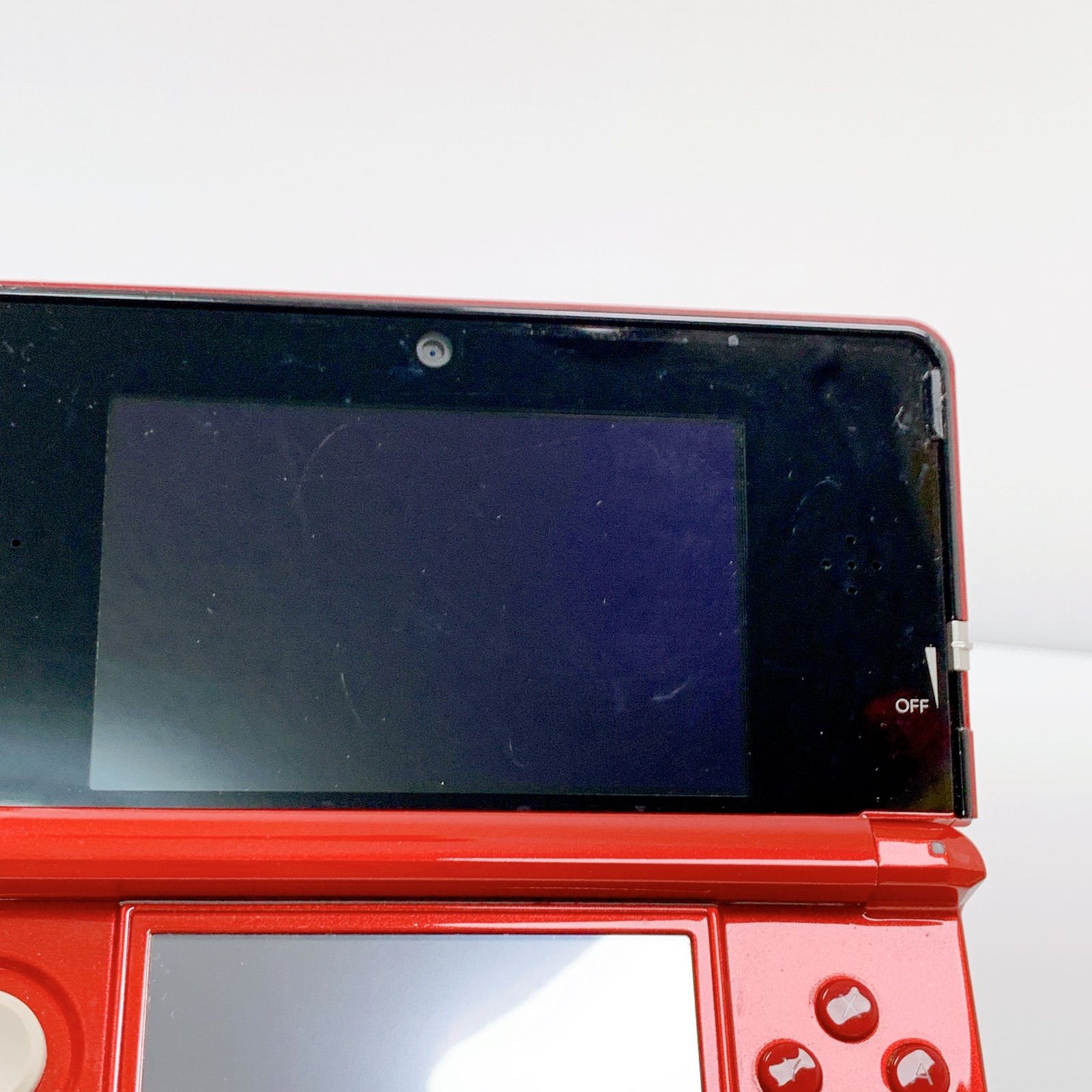 美品 ニンテンドー 3DS フレアレッド CTR-001 すぐ遊べるセット 動作 