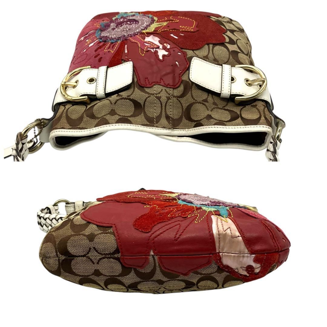 バッグ 2064 Coach Floral Signature Shoulder Bag 2064 Coach Floral Signature Shoulder Bag - メルカリ
