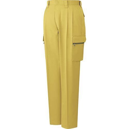 Color:マスタード_Size:88サイズ 自重堂 JICHODO ツータックカーゴ