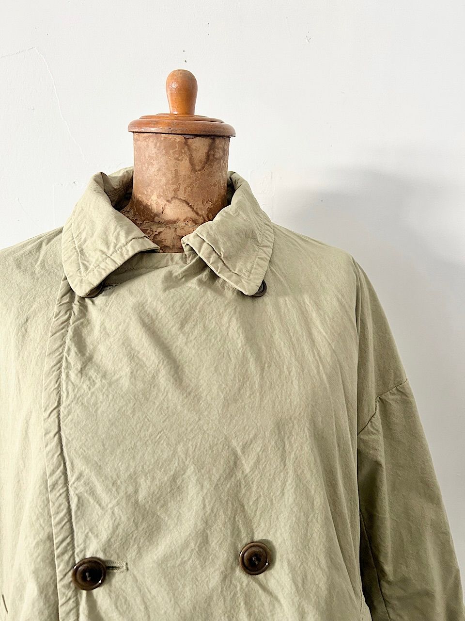 nestRobe スーピマコットンショートトレンチジャケット