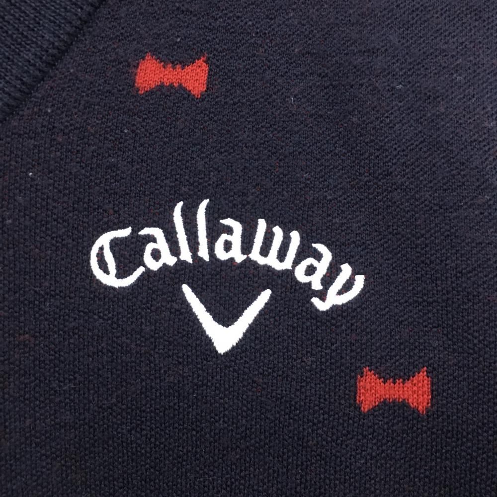 美品】キャロウェイ レッドレーベル セーター ネイビー×レッド