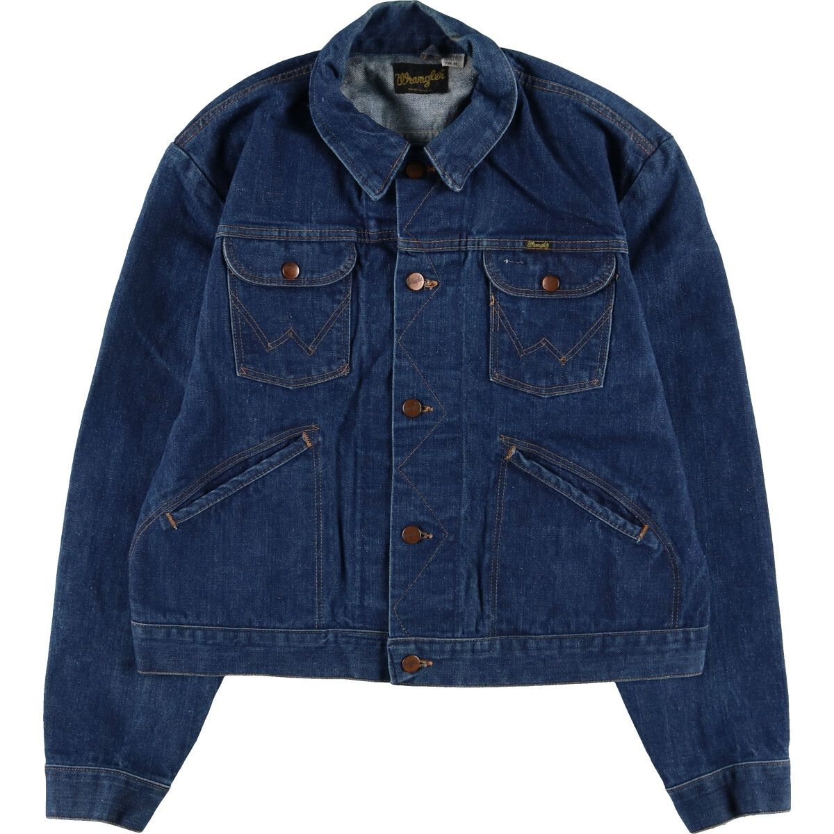 古着 濃紺 70年代 ラングラー Wrangler 124MJ デニムジャケット