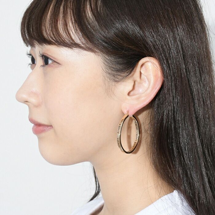 Miu Miu ゴールドフープピアス