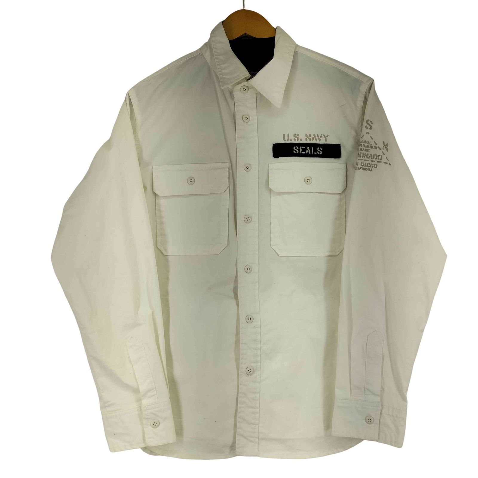 アヴィレックス AVIREX U.S.NAVY SEALs BDU SHIRT メンズ JPN：L 