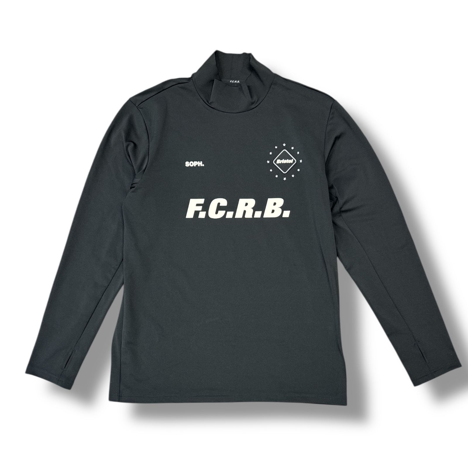 F.C.Real Bristol 22AW L/S WIND PROOF MOCK NECK TOP ウィンド
