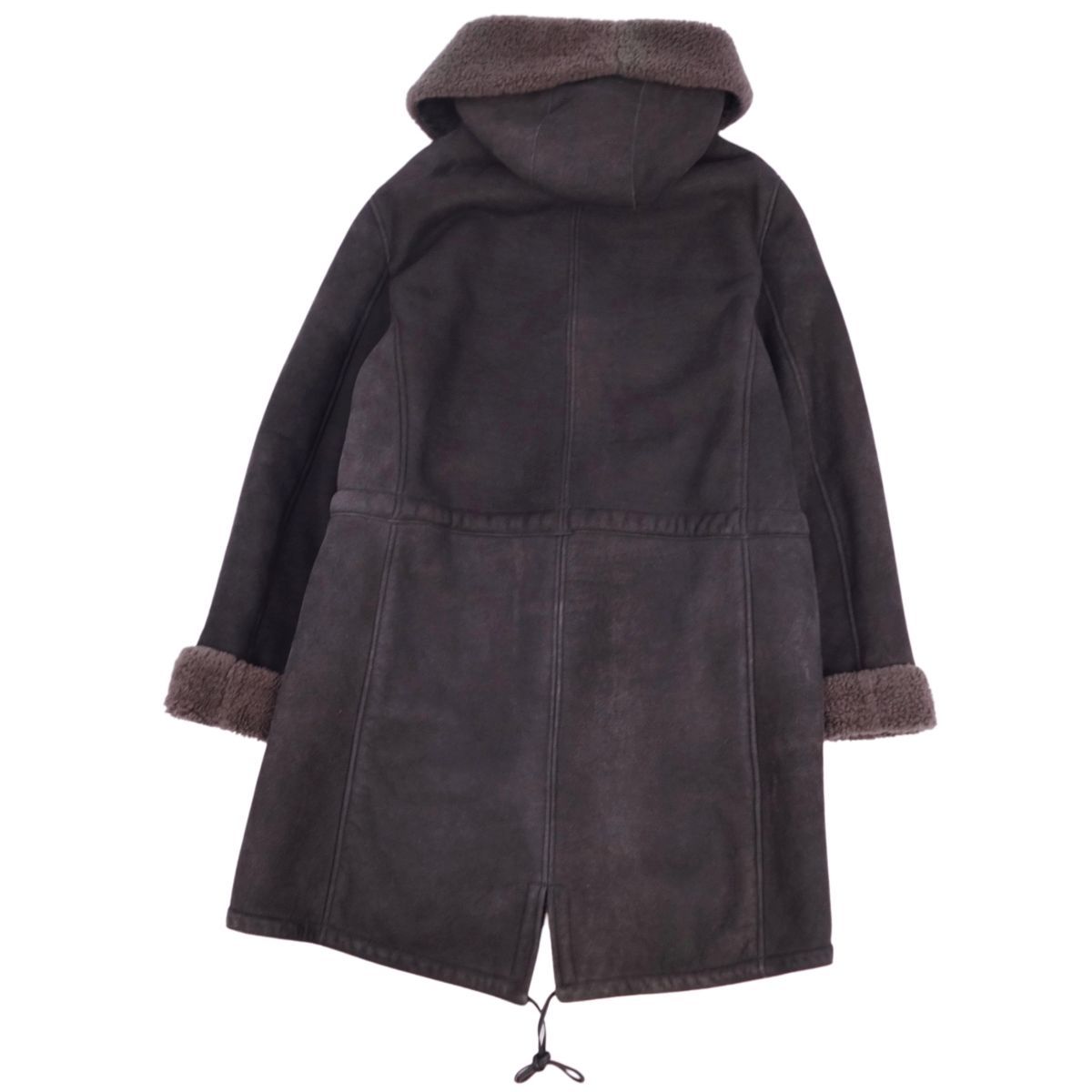 美品 ヘルノ HERNO ムートン コート モッズコート フィッシュテール