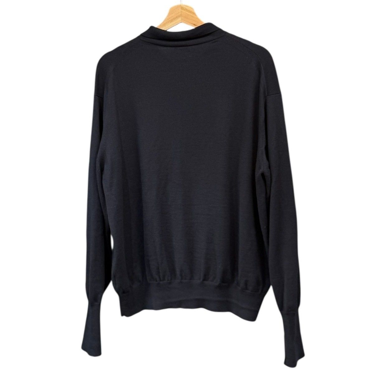 A.PRESSE アプレッセ 24AW Wool Knit Polo Collar Cardigan