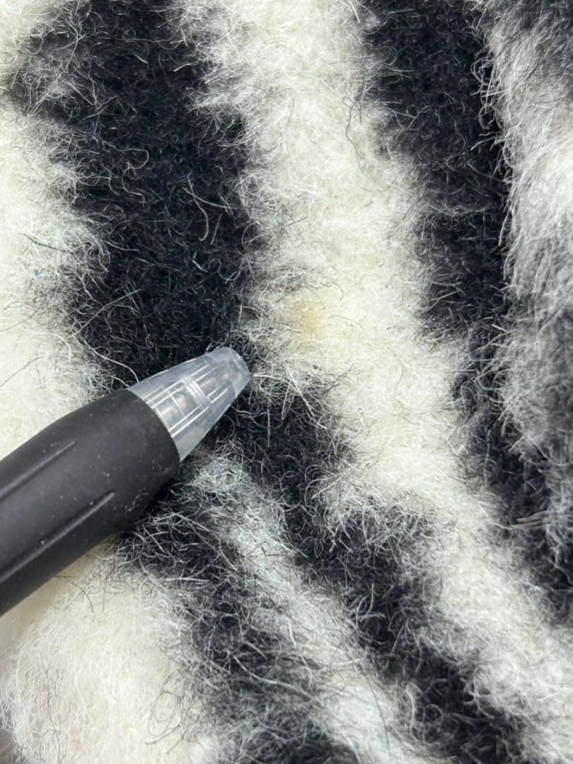 新品 コールドブレーカー ゼブラ柄 ミトン ウール グローブ 手袋