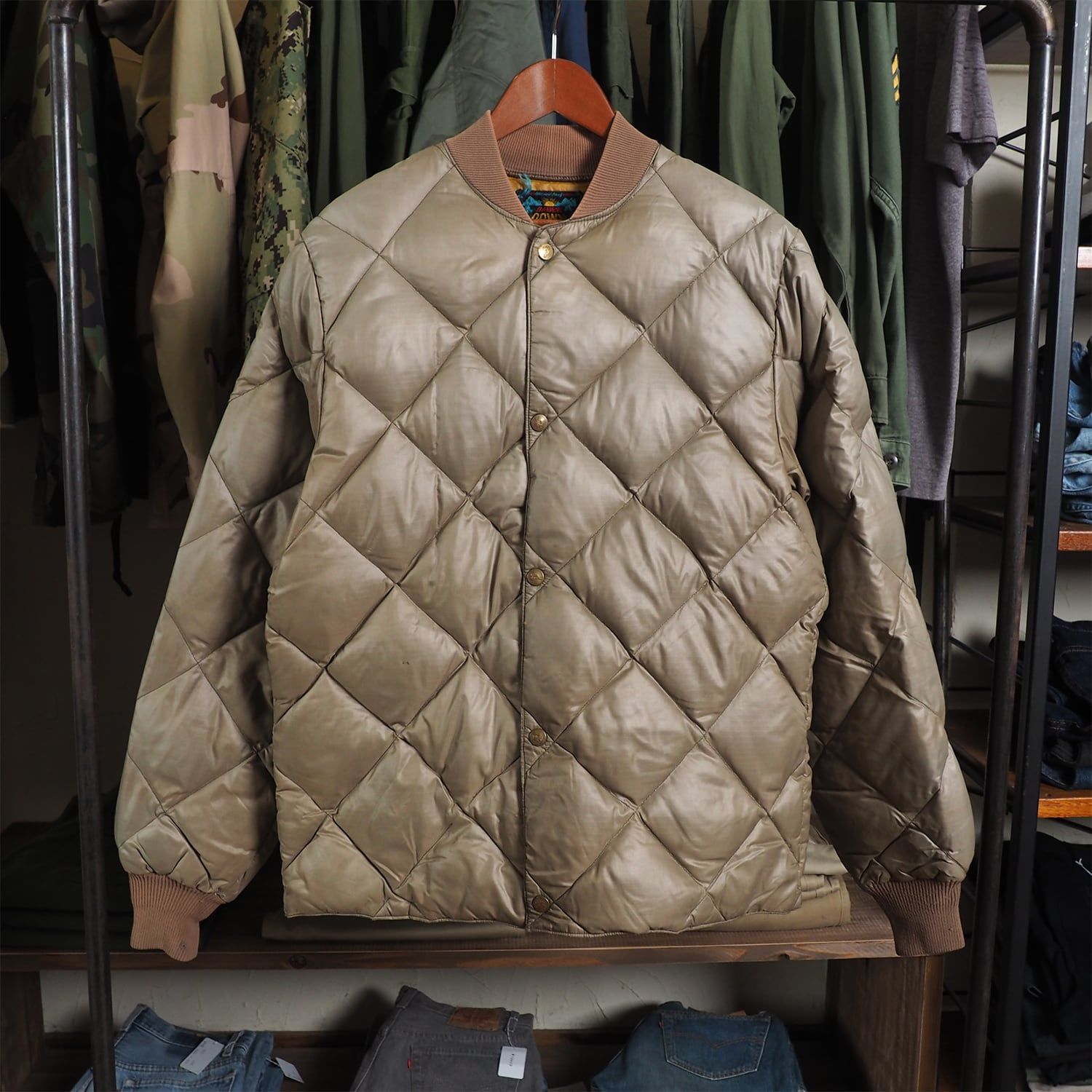 60s Eddie Bauer エディバウアー ダウンジャケット キルティング 
