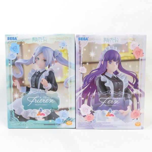 SEGA - 中古 未開封品 Luminasta 葬送のフリーレン フリーレン/フェルン メイド服 2体セット SEGA/セガ フィギュア pr00667 中古 未開封品 Luminasta 葬送のフリーレン フリーレン/フェルン