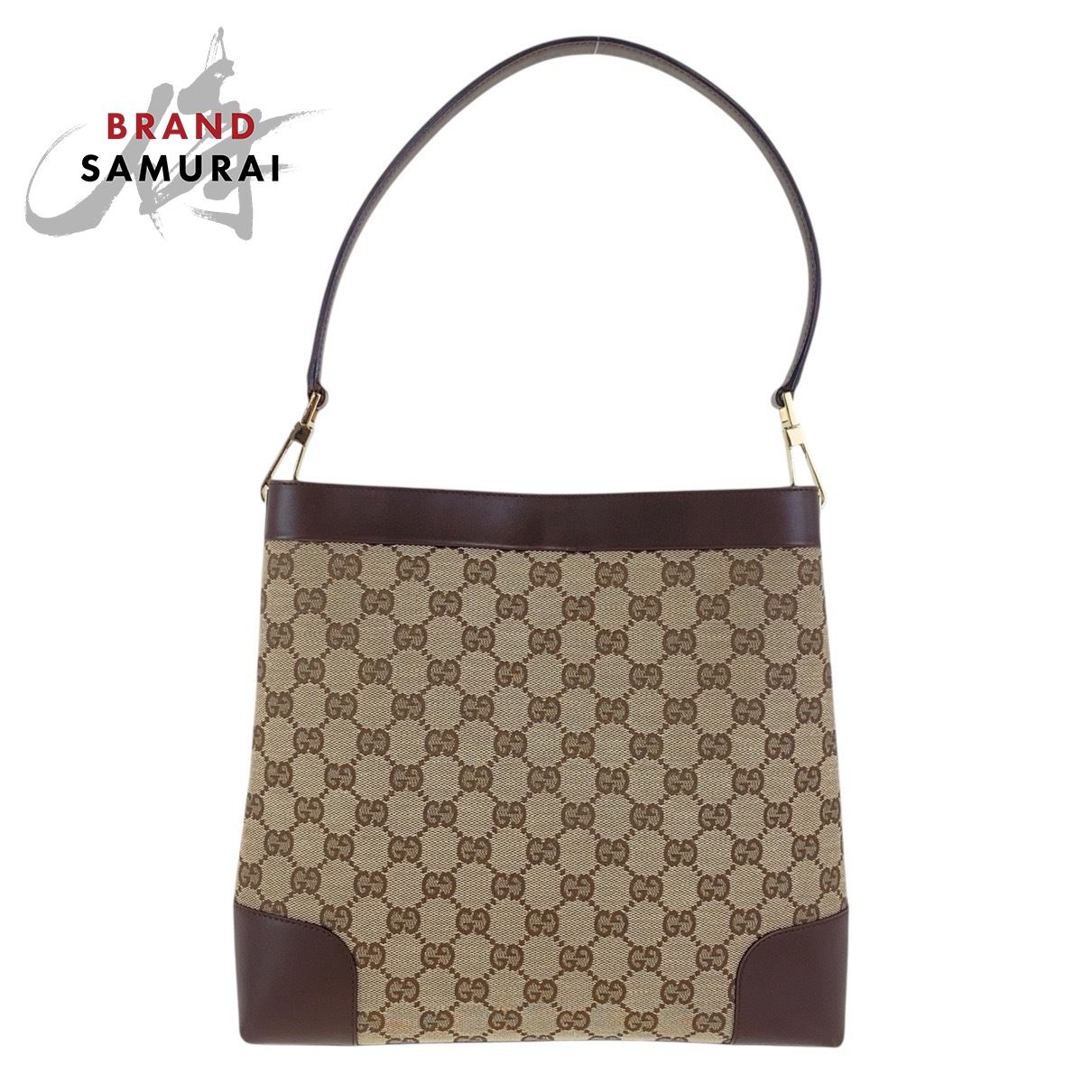 美品 GUCCI グッチ ベージュ ブラウン ゴールド金具 GG 美品 GUCCI グッチ ベージュ ブラウン ゴールド金具 GG