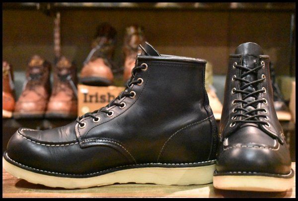 8.5E 良品 11年】レッドウィング 8179 アイリッシュセッター 黒