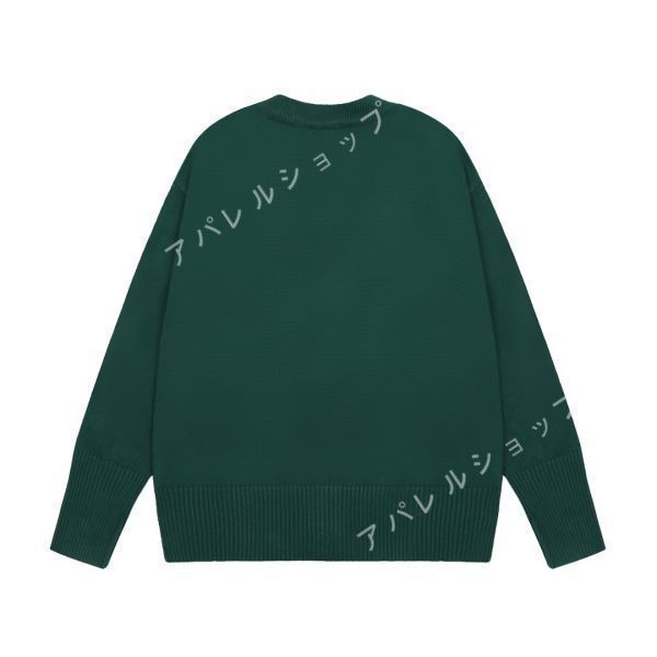 AMI グリーン カーディガン S