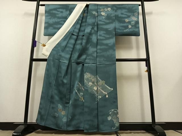 平和屋着物▽訪問着　単衣　葵　正絹　逸品　AABB8381jh 平和屋着物▽訪問着 単衣 葵 正絹 逸品 AABB8381jh 平和屋着物▽