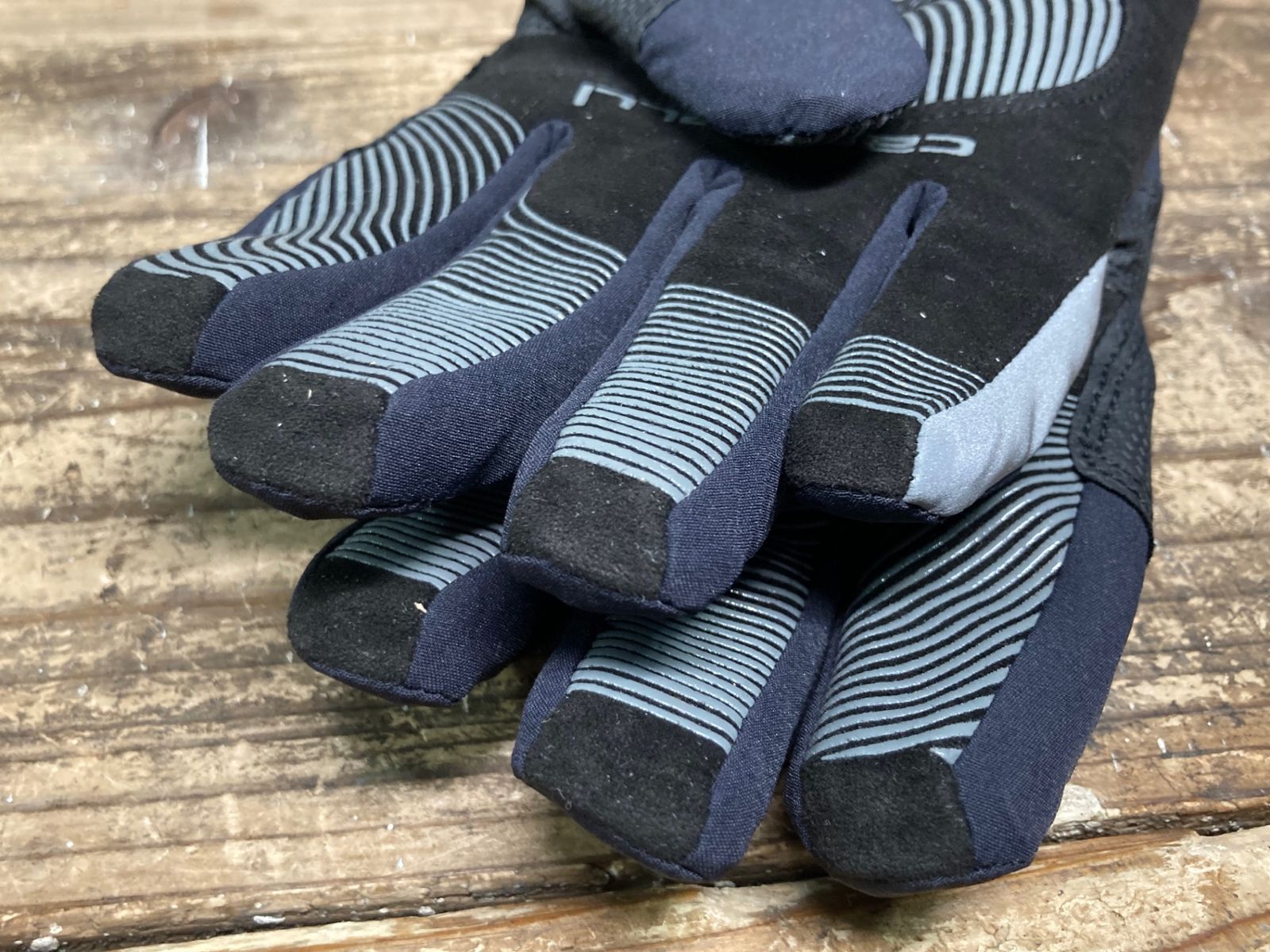 IQ826 カステリ CASTELLI ROSSO CORSA 長指 グローブ 黒 S 裏