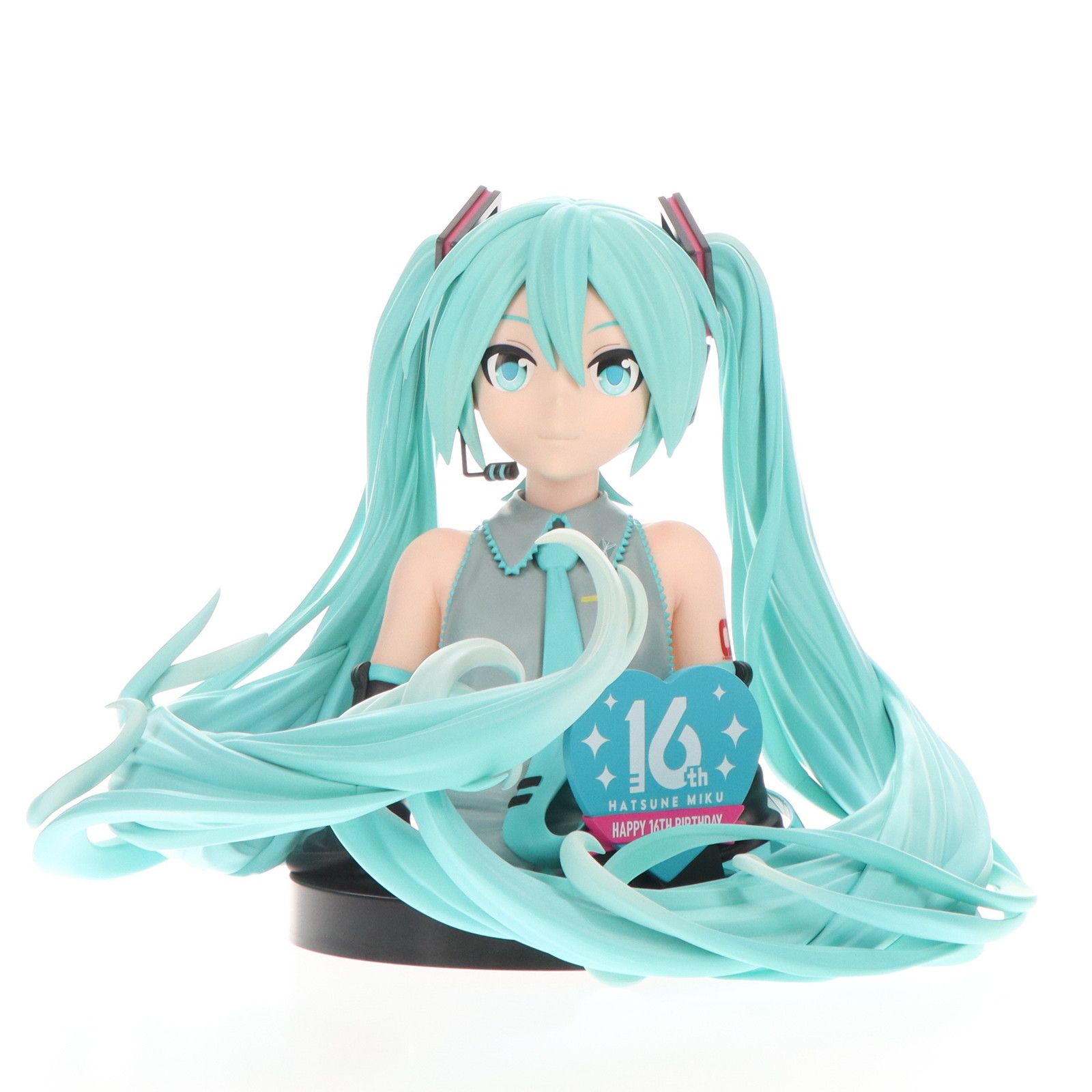 初音ミク16周年記念胸像フィギュア キャラクター・ボーカル・シリーズ01 初音ミク 完成品 @Loppi・HMV&BOOKS online限定 ダブルカルチャーパートナーズ