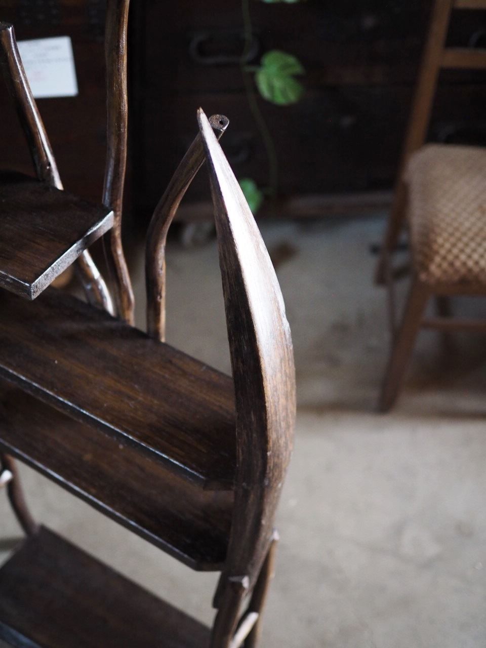 本日限定価格！革張アンティークチェア 肘掛け付 古録展 送料無料 革張