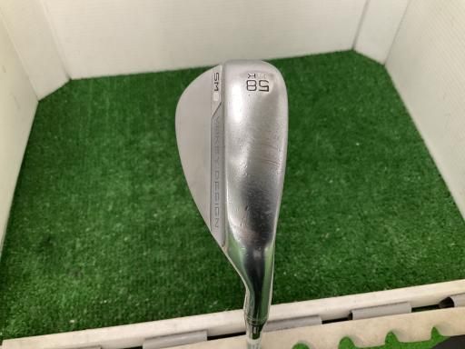 タイトリスト VOKEY SPIN MILLED SM8 ツアークロム 58°|14°K ウェッジ WG 純正特注シャフト フレックスS メンズ 男性用 右利き 右用 Cランク ゴルフクラブ