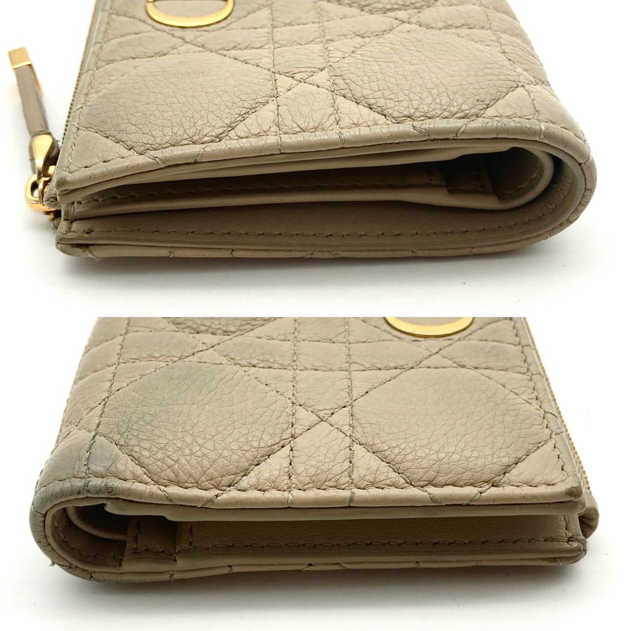 クリスチャンディオール カロ ダリア ウォレット ロゴ 二つ折り財布 70908