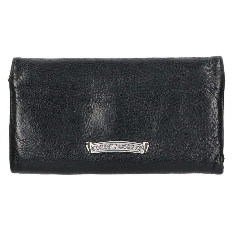 クロムハーツ 財布（Chrome Hearts）ジュディ ブラック ヘビーレザー