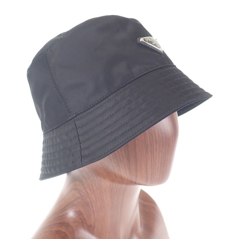 PRADA】Re-Nylon バケットハット ハット ナイロン ブラック M