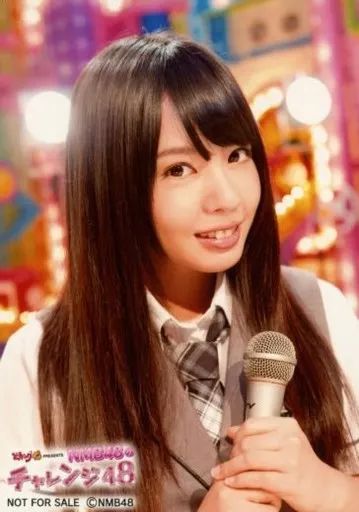中古】生写真(AKB48・SKE48) 山田菜々/バストアップ・制服・両手マイク
