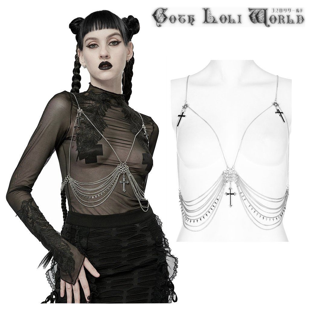 PUNKRAVE ゴシックセクシーチェスト チェーン WS-509 ゴスロリ