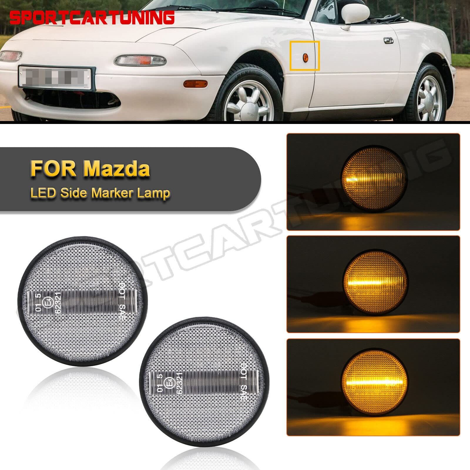 MAZDA マツダ ロードスター NA NB NC LED 流れて光る クリア