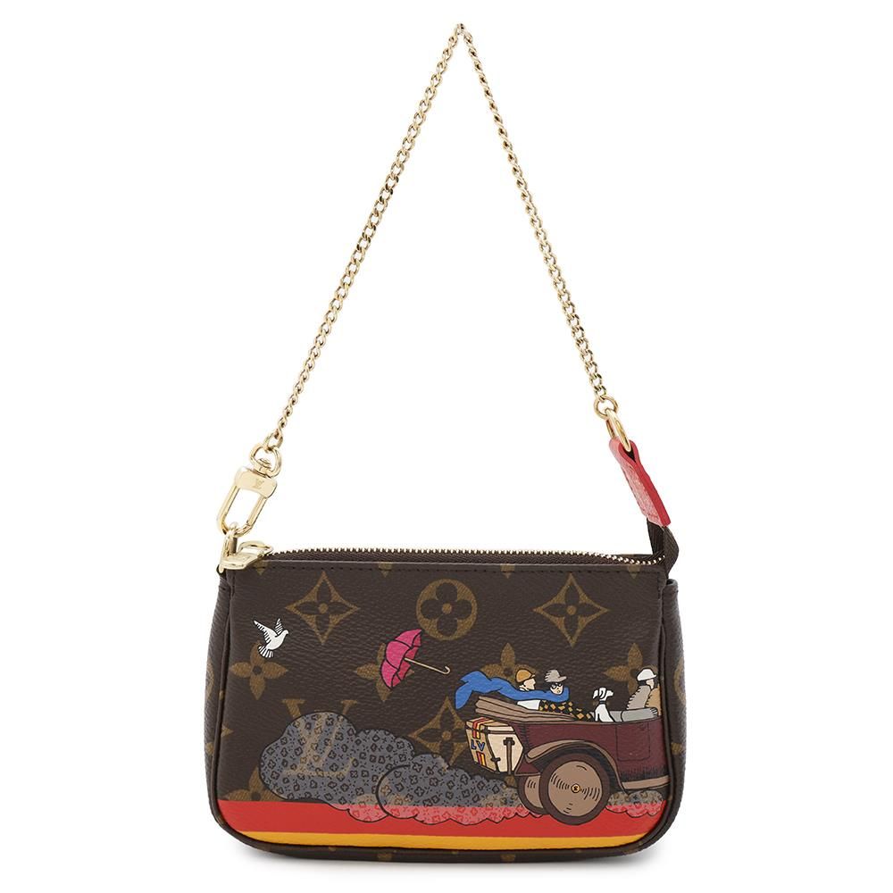 ルイヴィトン　モノグラム　アクセソワール　シリアル　TH0914 LOUIS VUITTON ポシェット アクセソワール アクセサリーポーチ