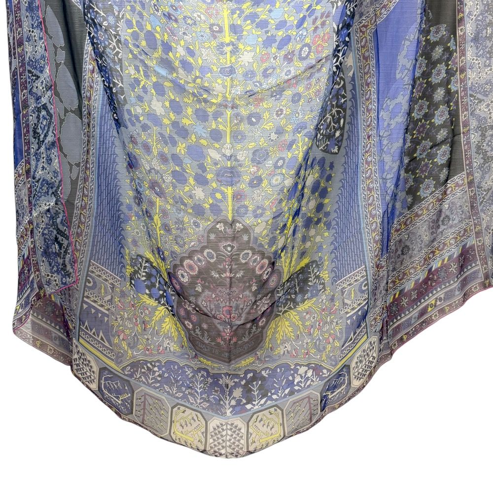 極美品 エルメス 大判 ストール 130×130 カタツムリの夢 シルク100％