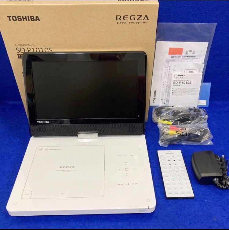 展示美品☆保証☆東芝 SD-P1010S 10.0V DVDポータブルプレイヤー