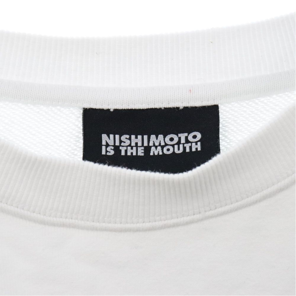 NISHIMOTO IS THE MOUTH (ニシモトイズザマウス) フロントフォトロゴ NISHIMOTO IS THE MOUTH ホワイト トレーナー