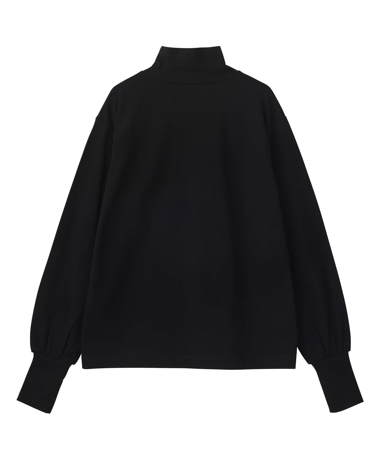 [ミルクフェド] Tシャツ COOPER LOGO HIGH NECK TOP レディース ブラック