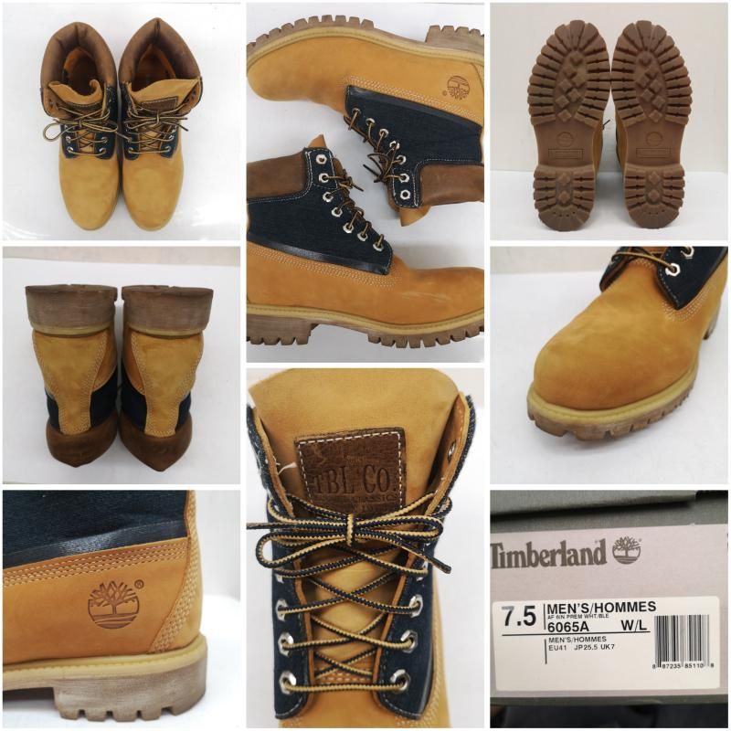 Timberland ティンバーランド ブーツ 6065A 1840 Nubuck Denim 6inc