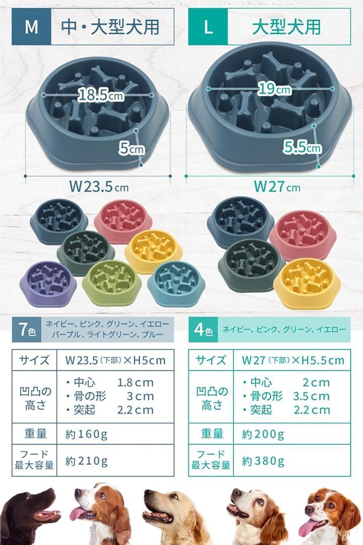 gracibo 早食い防止 食器 犬 獣医師監修 フードボウル ペット 健康管理 中型犬 大型犬 向き 指歯ブラシ付( パープル)