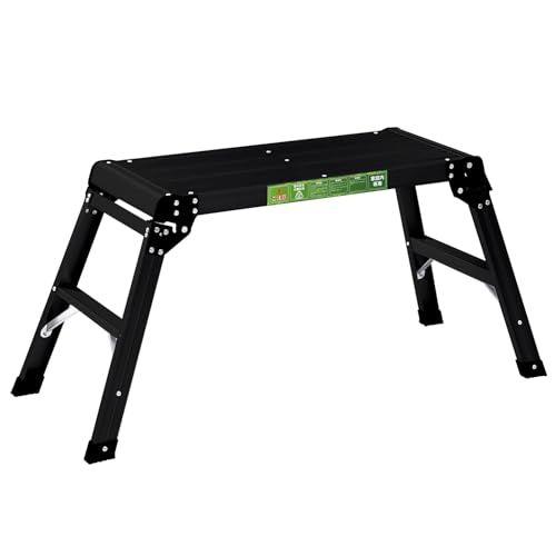 道具が置ける幅広ステップ 天板75cm×30cm