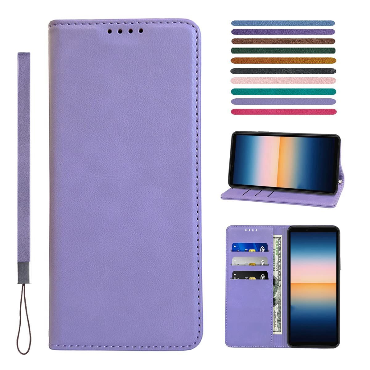 【新着商品】Xperia 10 III ケース 手帳型 高質PUレザー ソニー Xperia 10 III カバー SOG04 ケース Sony SO-52B ケース エクスペリア10 III 耐衝撃 皮革 内蔵マグネット開閉式 ベルトなし スマホケース おし