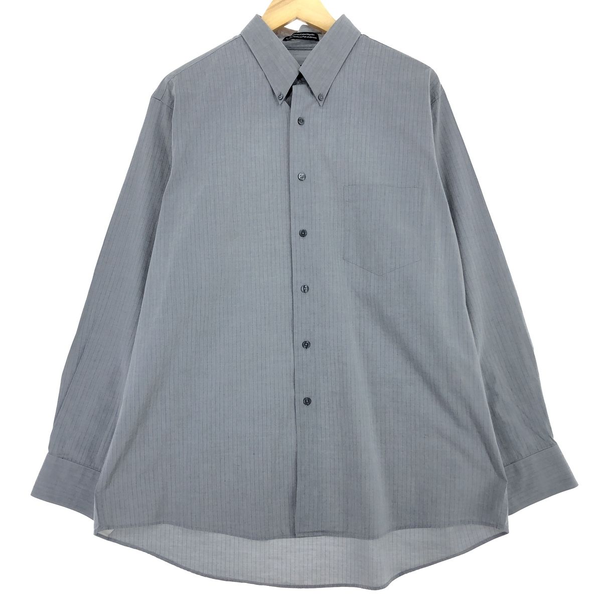 古着 90～00年代 カルバンクライン Calvin klein 長袖 ボタンダウンストライプシャツ メンズXL ヴィンテージ/eaa461046