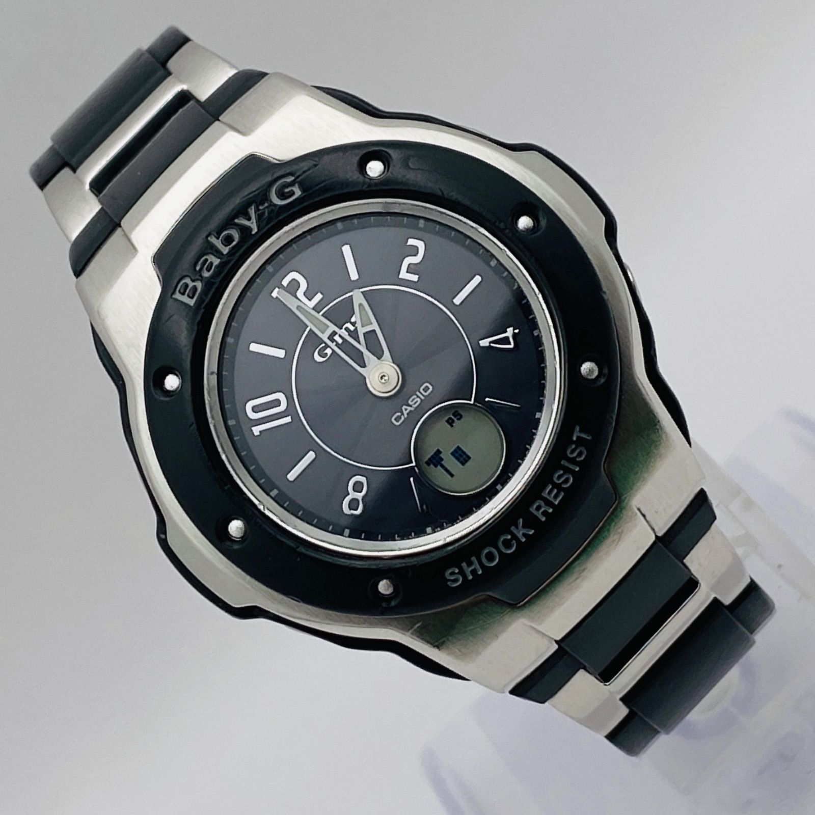 T089）良品 稼動品 CASIO カシオ 電波ソーラー G-ms Baby-G MSG