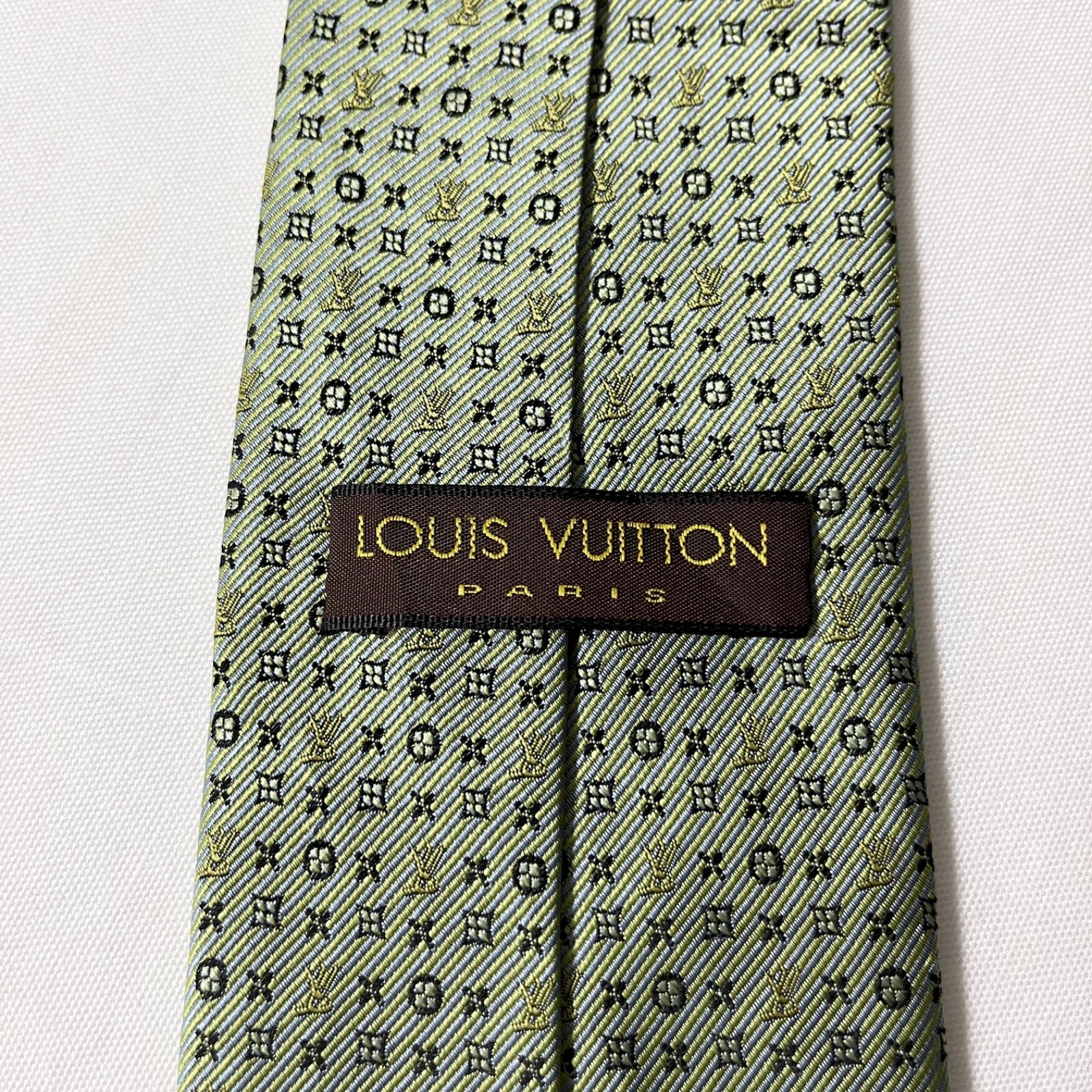 美品 LOUIS VUITTON ルイヴィトン ネクタイ シルク100% ライト