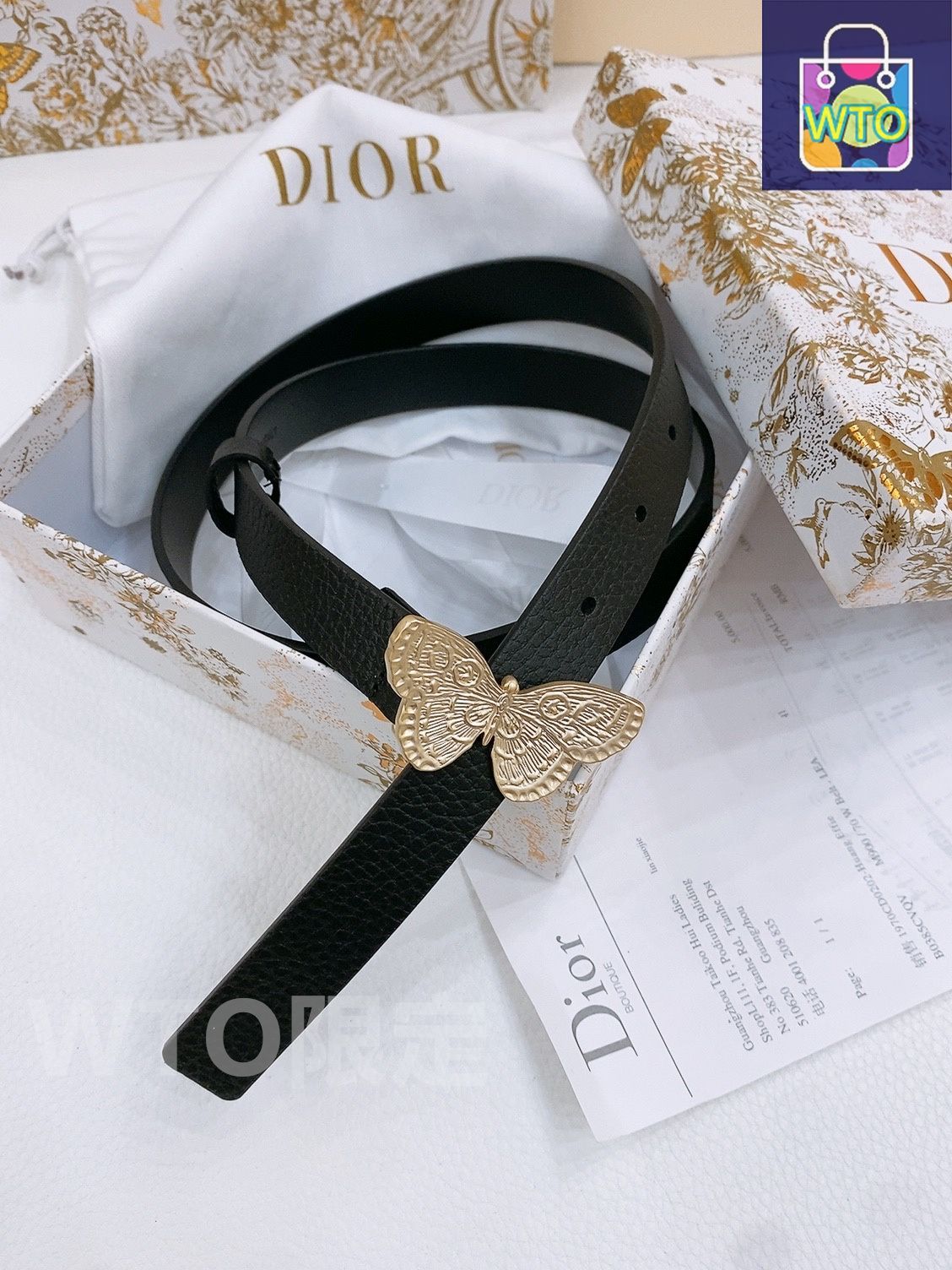 今日WTO】Dior Saddle Belt サドルベルト-1-II12 - メルカリ